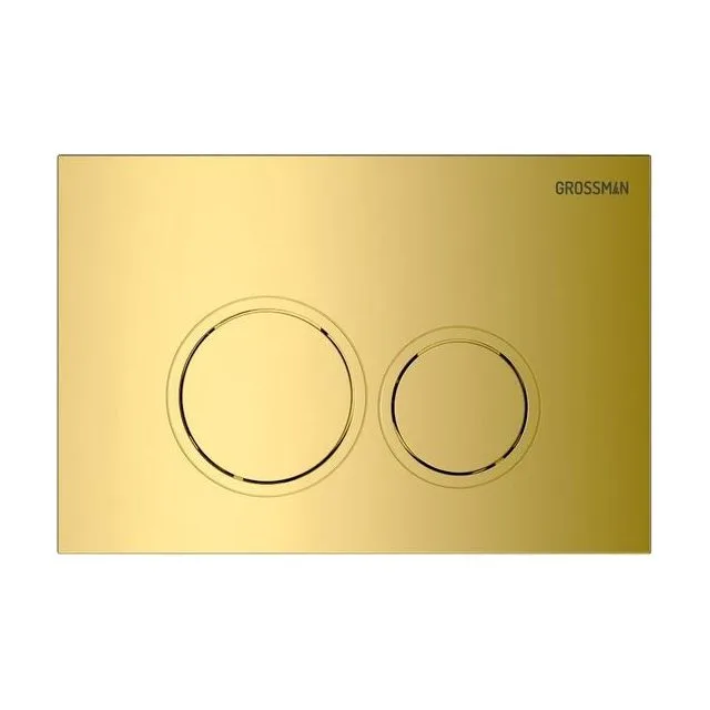Клавиша смыва Grossman Galaxy 700.K31.01.300.300 золото глянцевый
