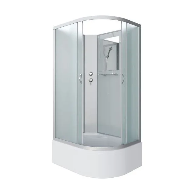 Душевая кабина Niagara Classic NG-2310-14LBK (120х80х200) высокий поддон(40см),стекло матовое