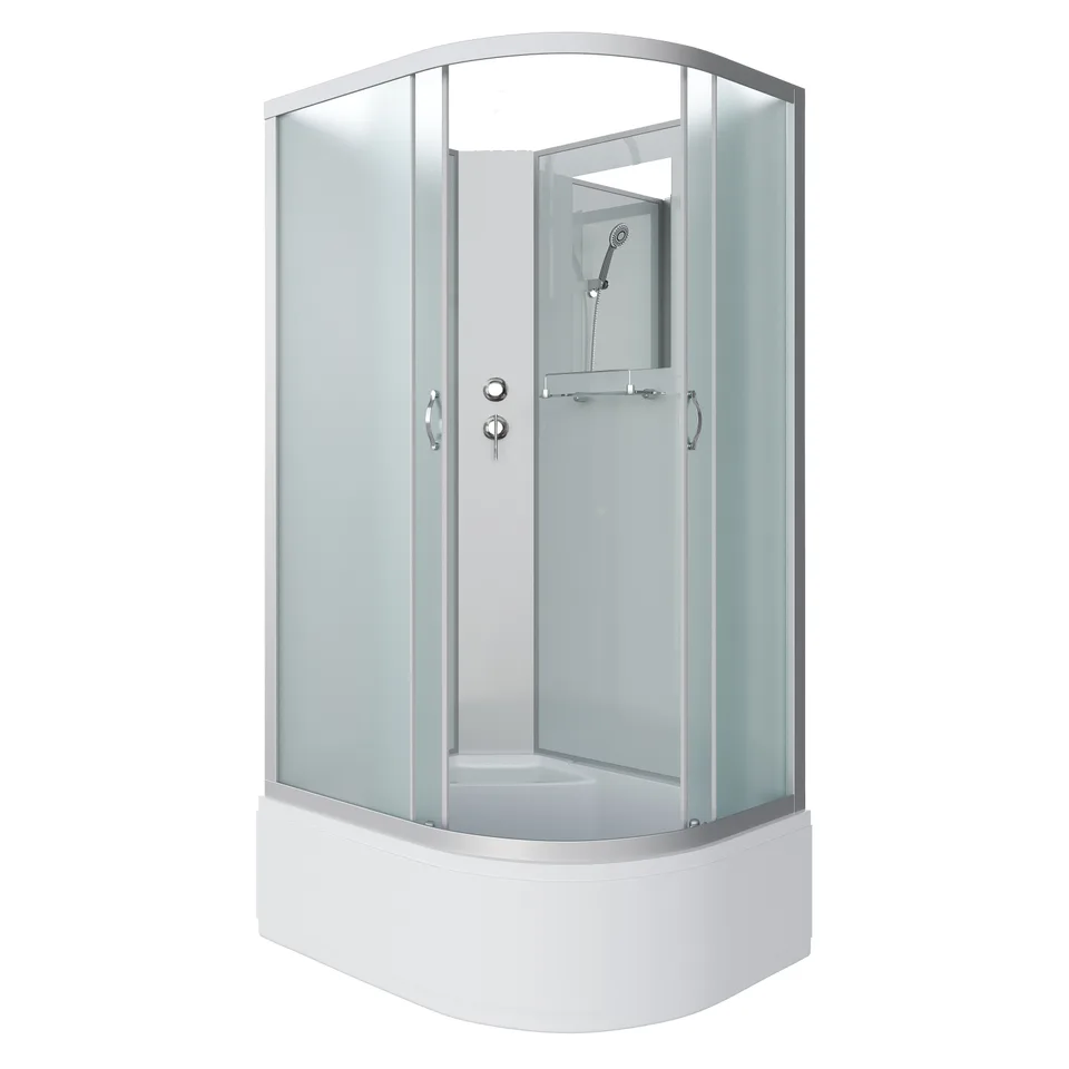 Душевая кабина Niagara Classic NG-2310-14LBK (120х80х200) высокий поддон(40см),стекло матовое,4 места