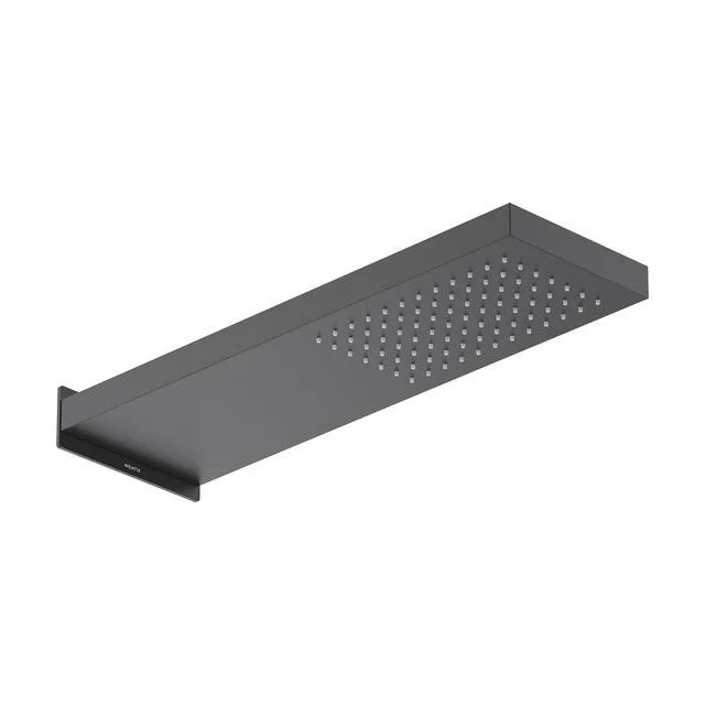 Настенный верхний душ 550*170*30 мм AQUATEK, матовый черный AQ2084MB