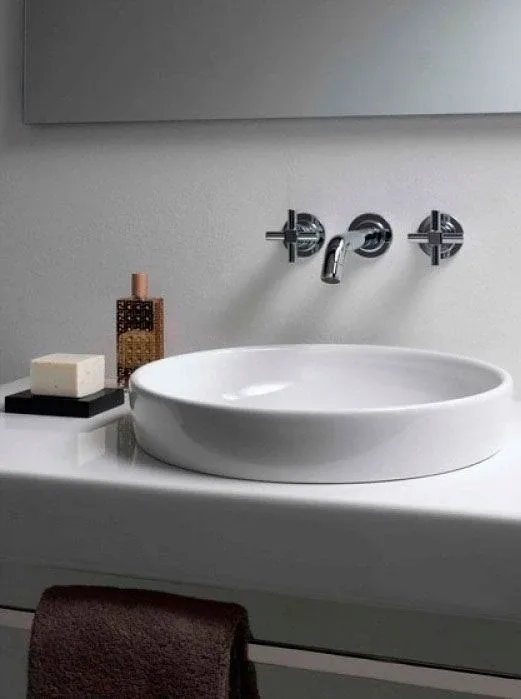 Накладная раковина Vitra Water Jewels 40*40 белая