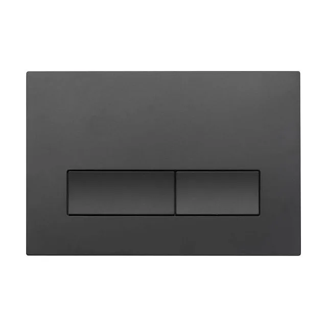 Кнопка смыва Veconi FLUSH V1, FLV1-B, 240х162х9, пластик, черный матовый