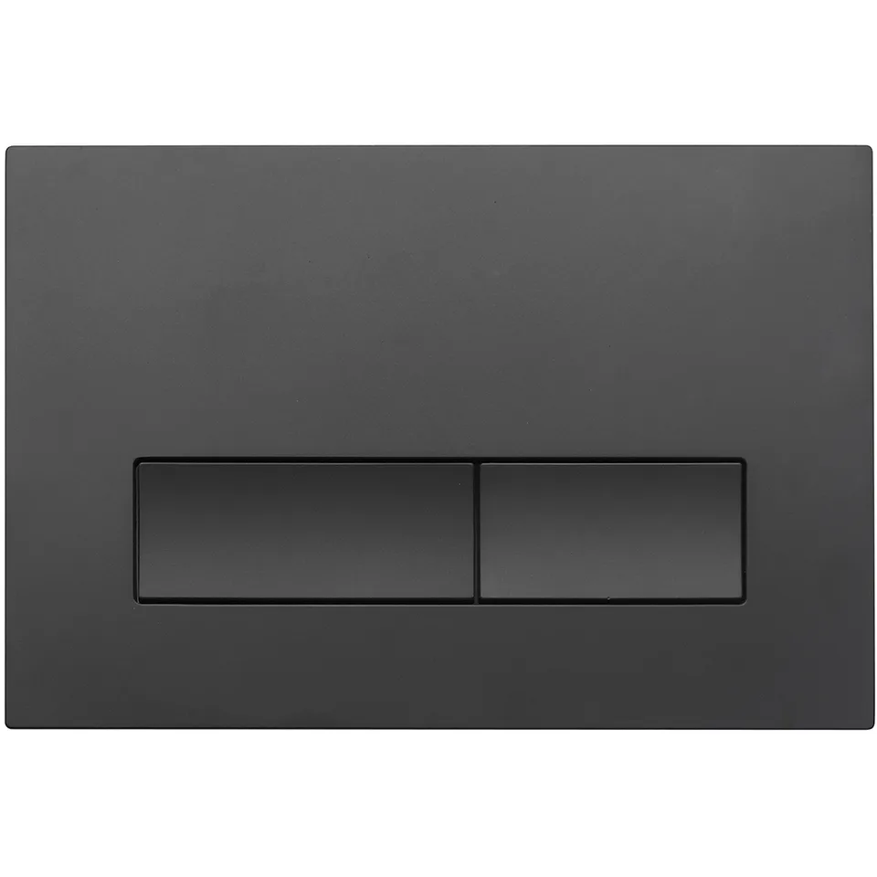 Кнопка смыва Veconi FLUSH V1, FLV1-B, 240х162х9, пластик, черный матовый