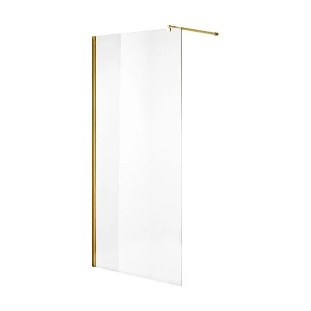 Душевая перегородка Niagara Nova NG-643-11GOLD (110х195) золото,стекло прозрачное