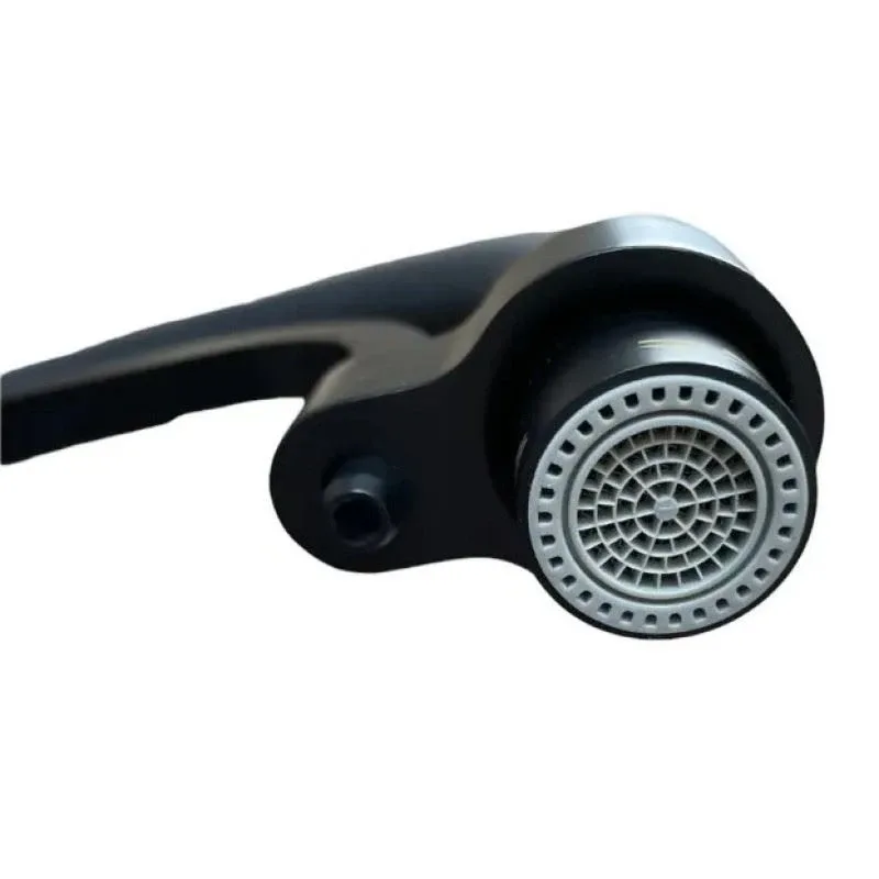 Смеситель Haiba HB76615-7 для кухни с функцией подключения фильтра черный матовый