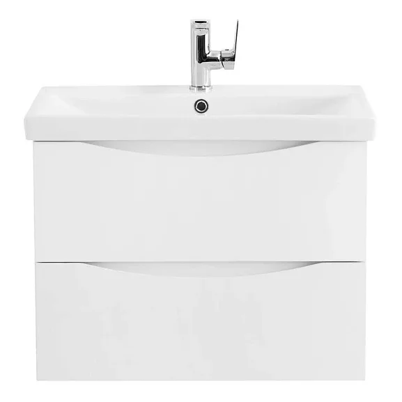 Тумба с раковиной BelBagno Marino-Cer 70 белый матовый