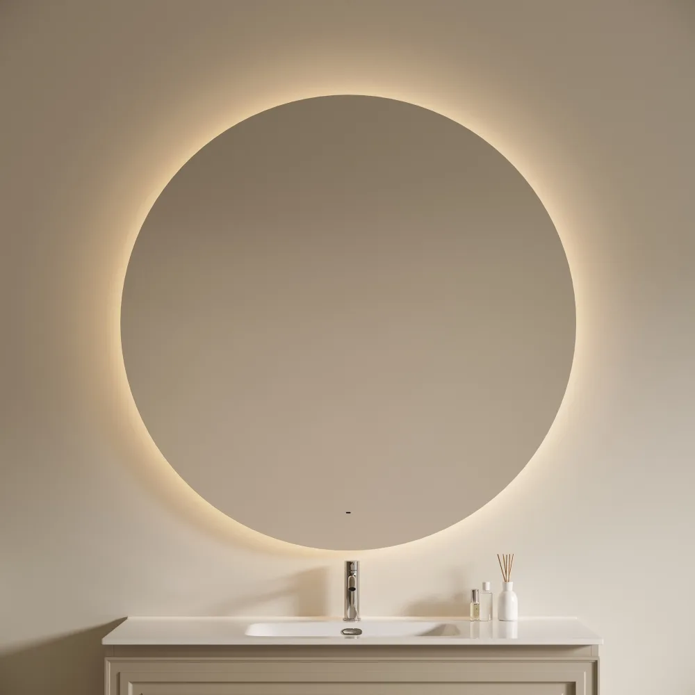 Зеркало с подсветкой Sancos Сфера 2.0 (Sfera 2.0) SF2.1200 120x120 подвесное управление взмахом руки