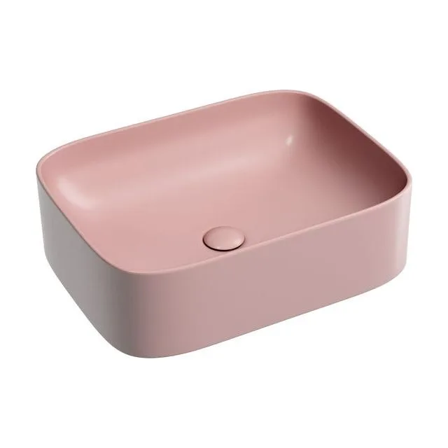 Раковина из сантехнического фарфора Ceramica Nova Элемент (Element) 51 см CN6052MP накладная цвет розовый матовый