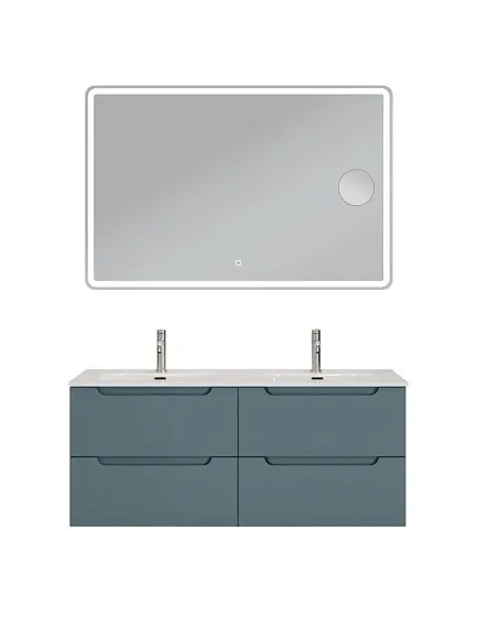 Комплект мебели BelBagno Этна (Etna) 120 голубой матовый (раковина BB1200-2-ETL)