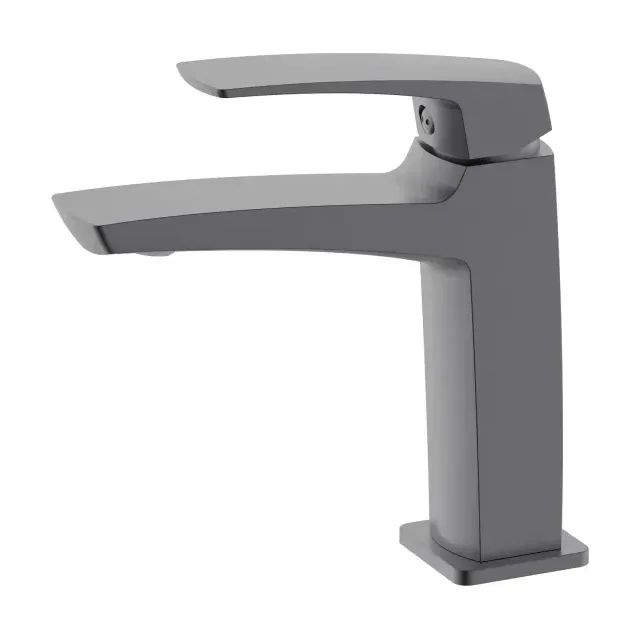 Cмеситель для раковины Azario Conda керамический картридж, графит (AZ-K1011GR)