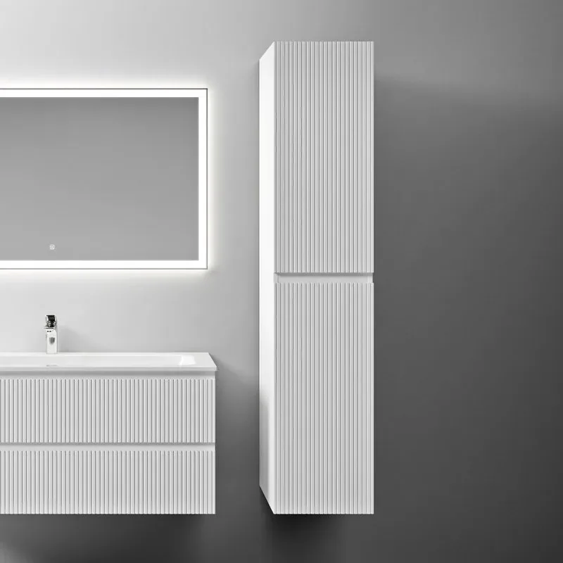 Шкаф-пенал Sancos Сноб T (Snob T) 35 см PSNT35W настенный универсальный 2 дверцы