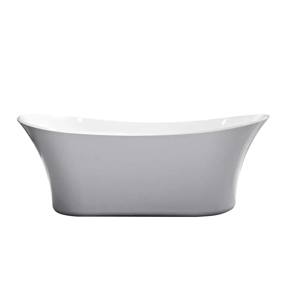 Ванна акриловая Vincea VBT-122, 1800*800*670, цвет белый, слив-перелив в комплекте, хром