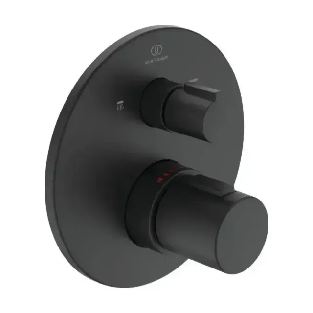 Термостат Ideal Standard Ceratherm T100 A5814XG+A1000NU для ванны и душа скрытый монтаж черный матовый