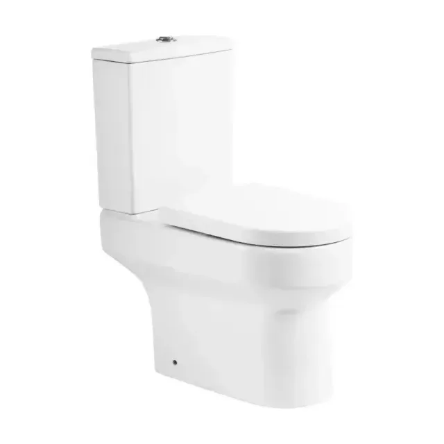 Унитаз-компакт BelBagno Норма (Norma) BB339CPR безободковый,горизонтальный выпуск,с крышкой-сиденьем BB865SC