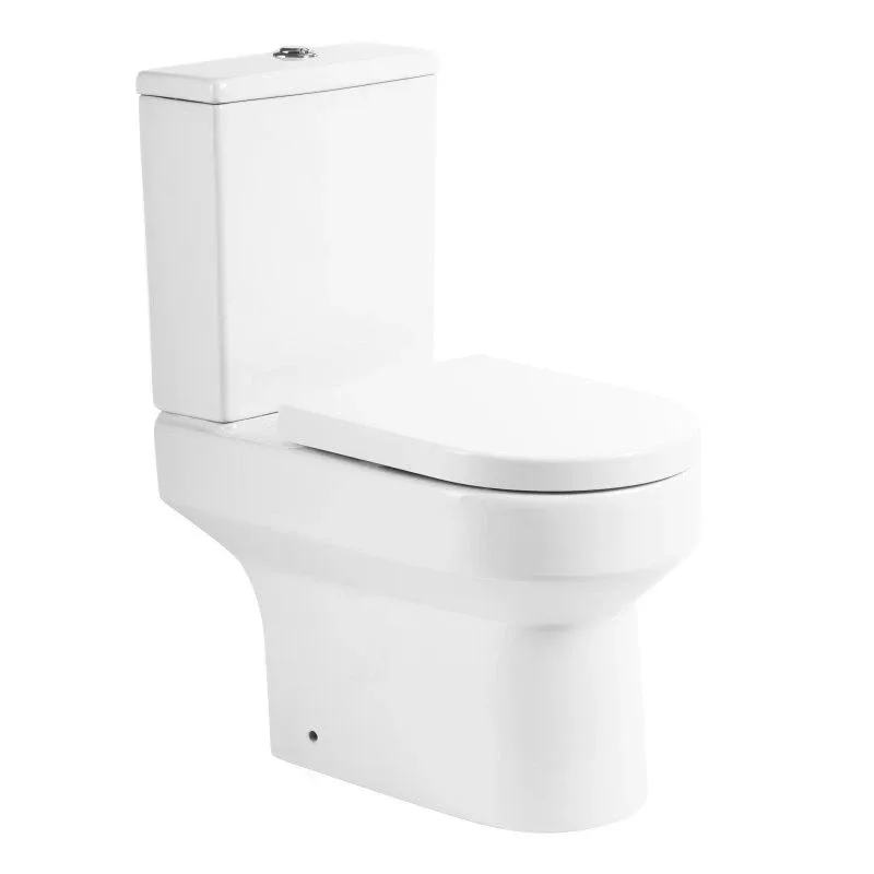 Унитаз-компакт BelBagno Норма (Norma) BB339CPR безободковый,горизонтальный выпуск,с крышкой-сиденьем BB865SC