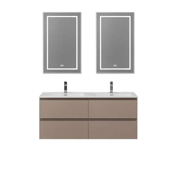 Комплект мебели BelBagno Крафт (Kraft) 120 с четырьмя ящиками бежевый матовый (раковина BB1200-2-ETL)