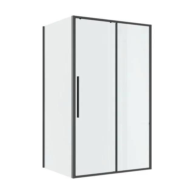Душевое ограждение Niagara Nova NG-34-12AGR-A100GR-34 (120х100х195) прямоугольник,раздвижная,графит,стекло прозрачное