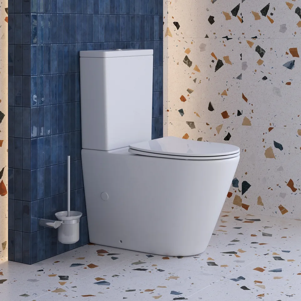 Унитаз-компакт безободковый BelBagno FLAY-TOR BB2149CP-TOR/SC/BB2149T
