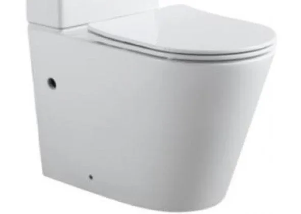 Унитаз-компакт Aquanet Atago 38*61 безободковый с крышкой-сиденьем микролифт Slim
