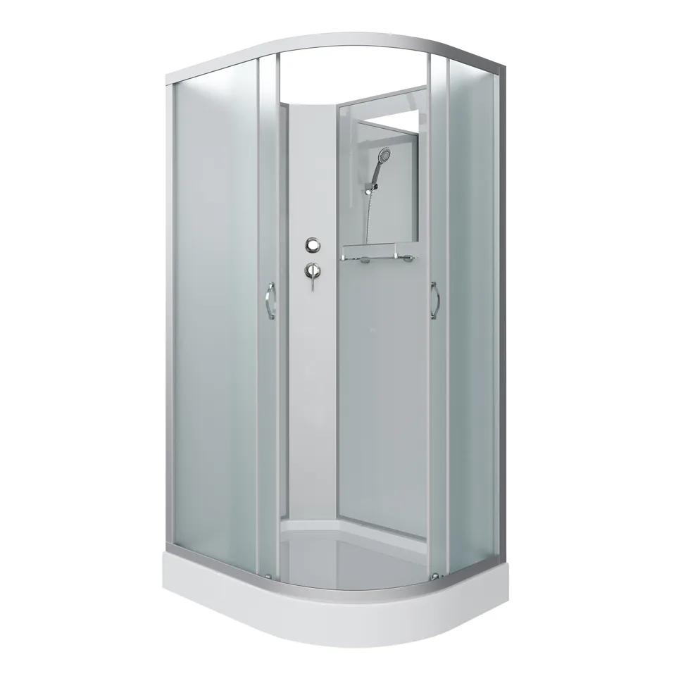 Душевая кабина Niagara Classic NG-3312-14LBK (120х80х200) низкий поддон(13см),стекло матовое,3 места