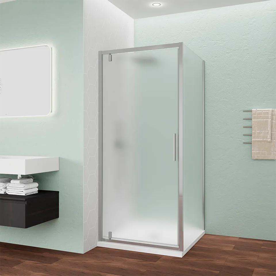 Боковая панель Veconi Ottimo SP CH, 700х1900 хром, стекломатовое
