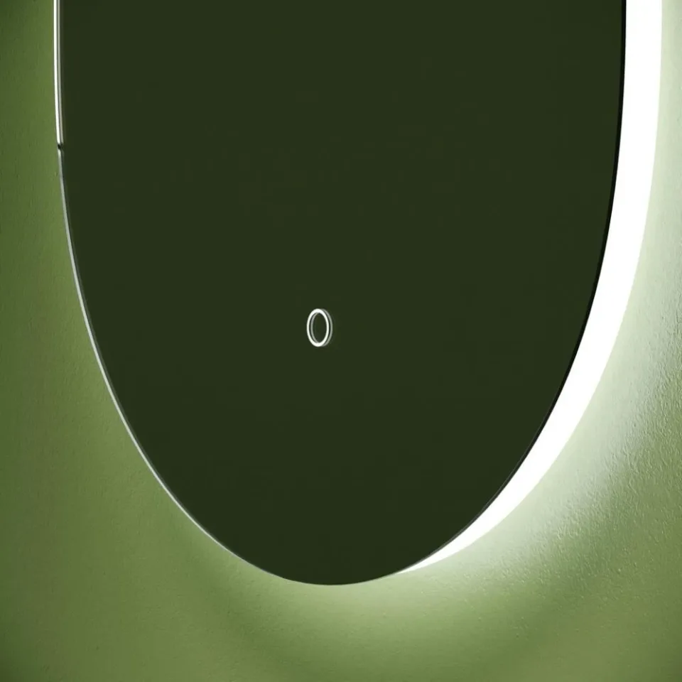 Зеркало Sancos Овал/Oval 55*105 с контурной подсветкой