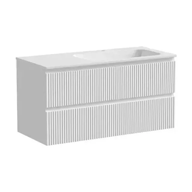 Тумба с раковиной Sancos Сноб Р/Snob R 100 Bianco R