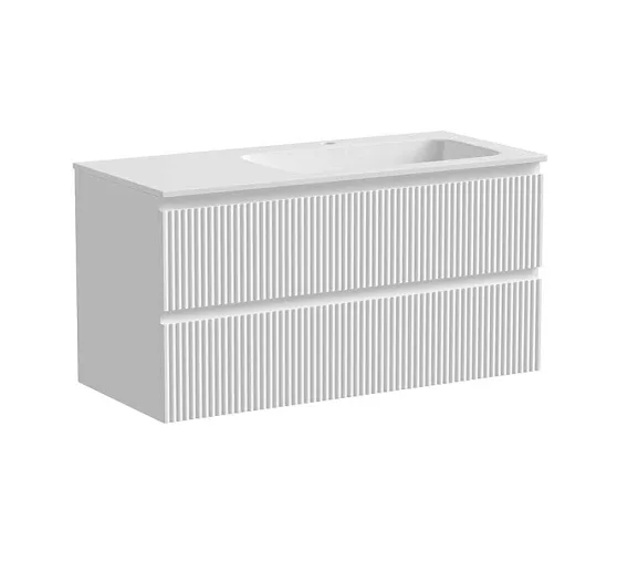 Тумба с раковиной Sancos Сноб Р/Snob R 100 Bianco R