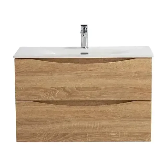 Тумба с раковиной BelBagno Marino-Cer-Mini 80 белый дуб