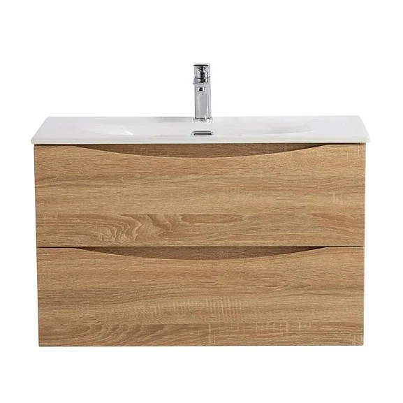 Тумба с раковиной BelBagno Marino-Cer-Mini 80 белый дуб