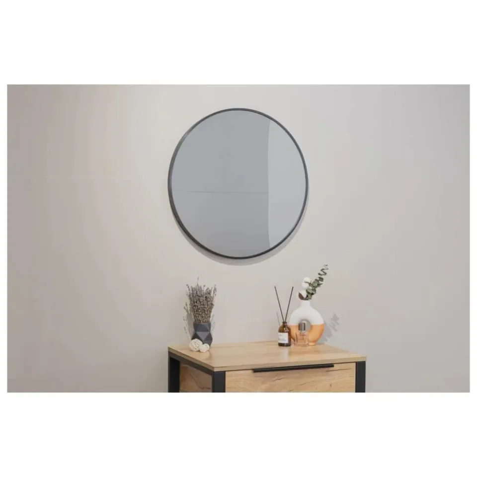 Зеркало Silver Mirrors Selena 60 черный матовый