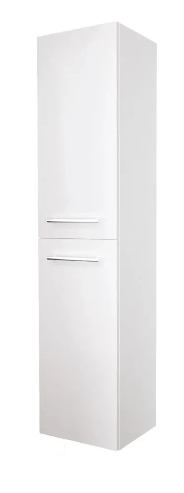 Пенал 1Marka Соната 35П белый глянец левая 2 дверцы