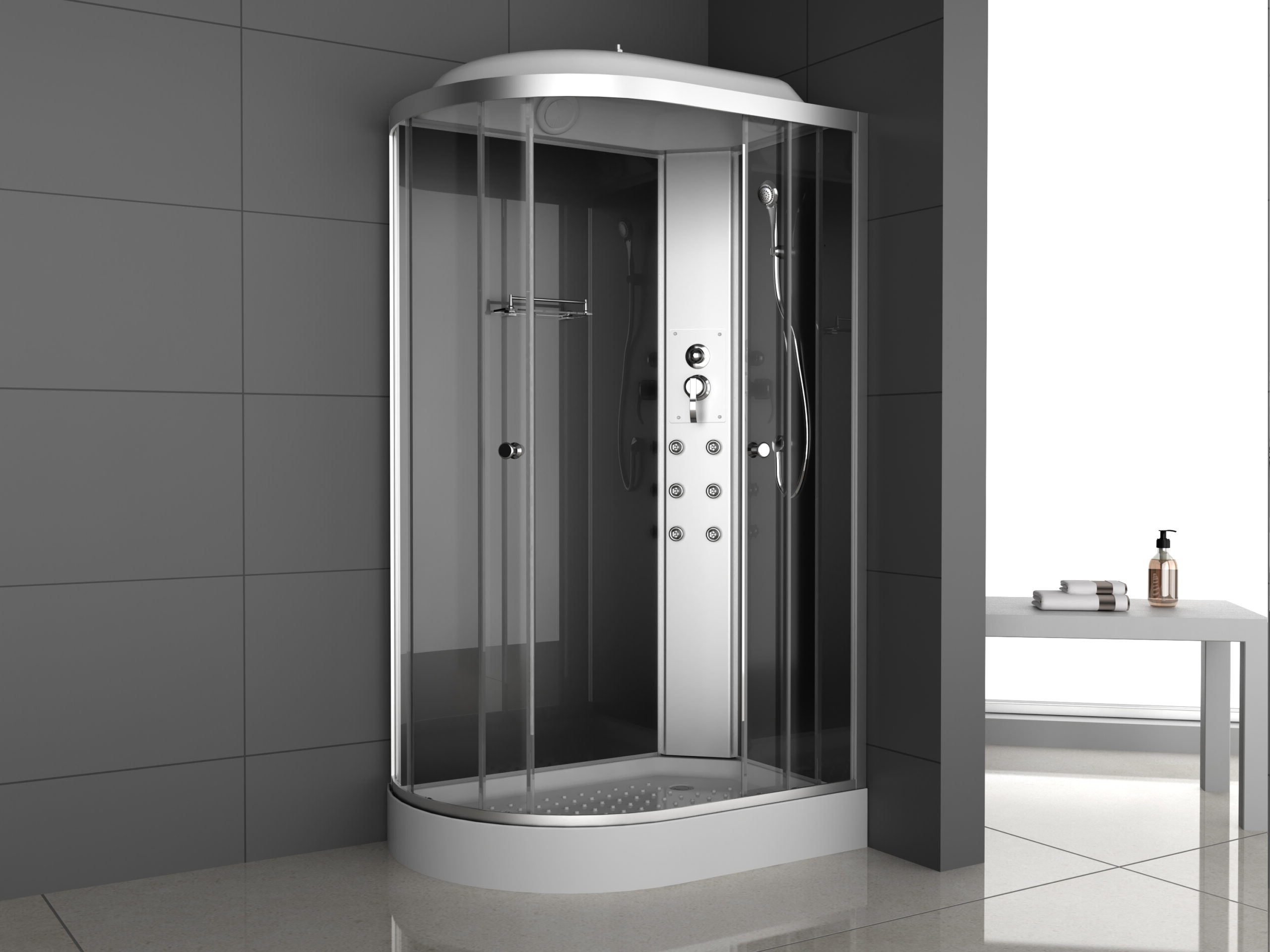 Душевая кабина ODA-8037А L/R т/с 120 x 80 x 215, исполнение R (R)