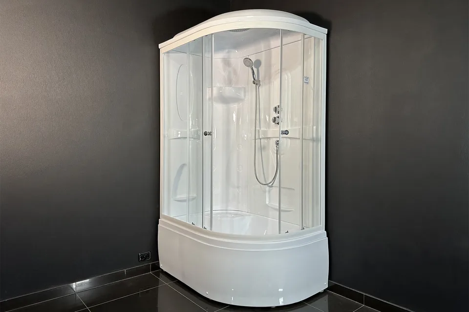 Душевая кабина RB 8120BK1-T (прозрачное) левая