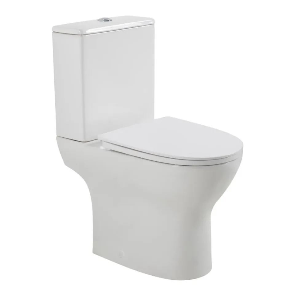 Унитаз-компакт BelBagno Лаунж (Lounge) 37*61 безободковый с крышкой-сиденьем микролифт