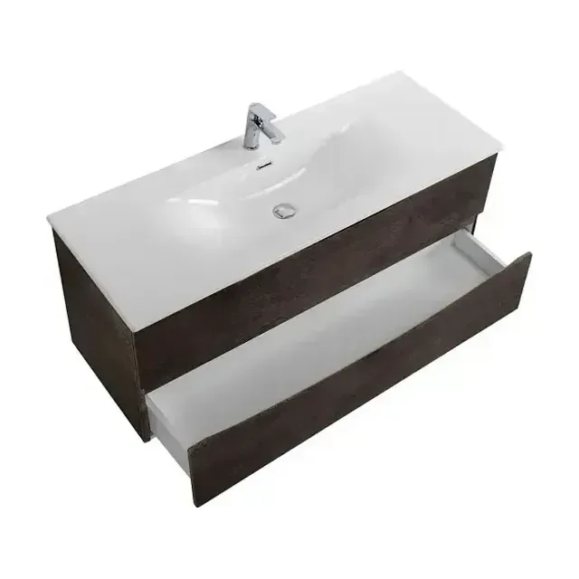 Комплект мебели BelBagno Marino-Cer-N 120 серый натуральный дуб