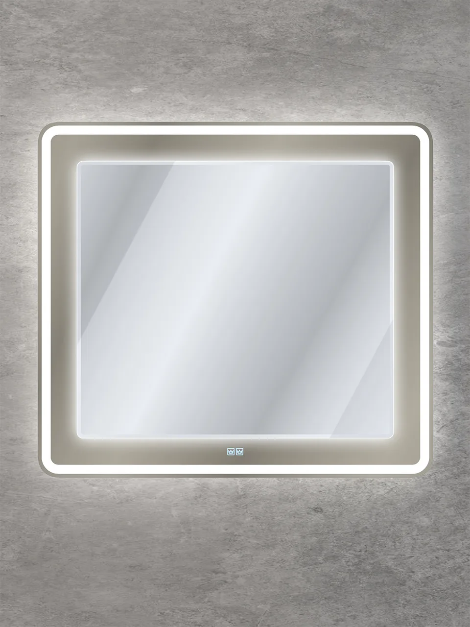 Зеркало со встроенной и контурной подсветками CEZARES CZR-SPC-SLIDER-1200-800-LED-TCH-BR