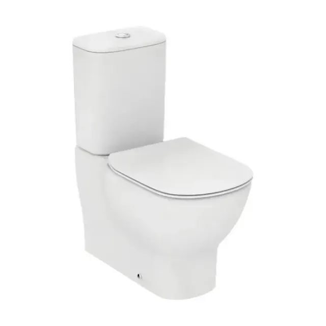 Унитаз-компакт Ideal Standard Tesi 36*66 безободковый с крышкой-сиденьем микролифт Slim