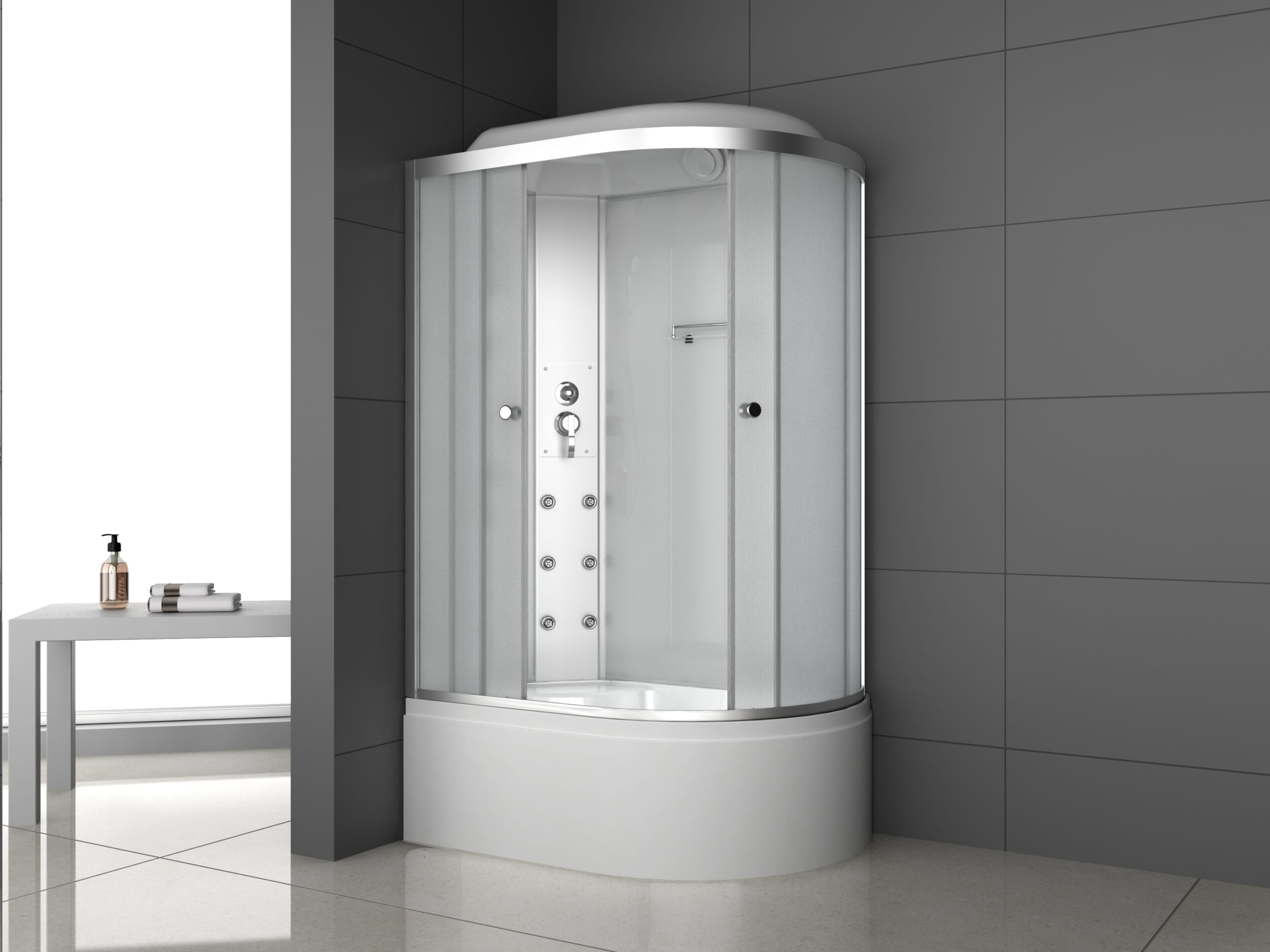 Душевая кабина ODA-8037 L/R м/с 120 x 80 x 215, исполнение L (L)