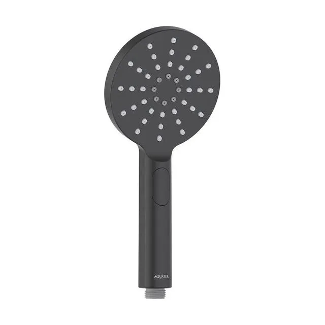 Ручной душ Select 120 3 режима AQUATEK, матовый черный AQ2006MB ОБЕРОН