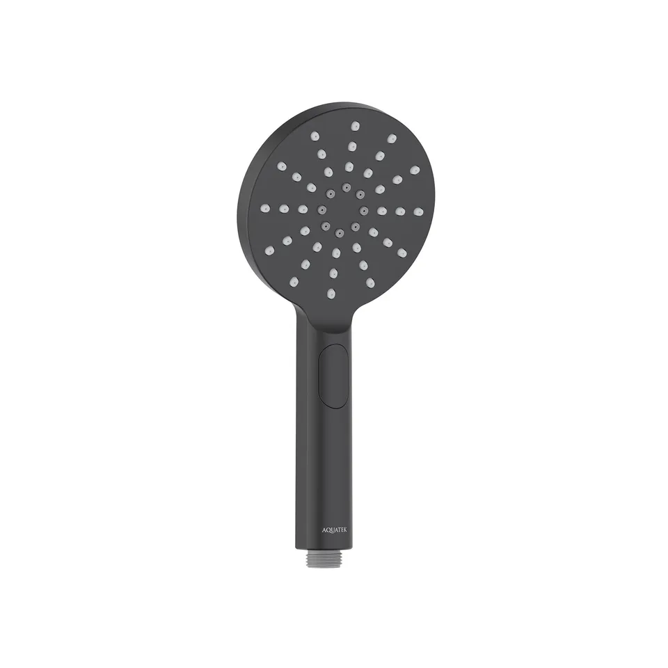 Ручной душ Select 120 3 режима AQUATEK, матовый черный AQ2006MB ОБЕРОН