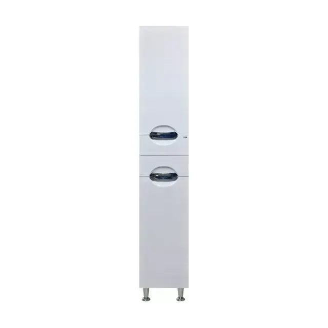 Пенал Misty Орхидея 35 L белый с бельевой корзиной