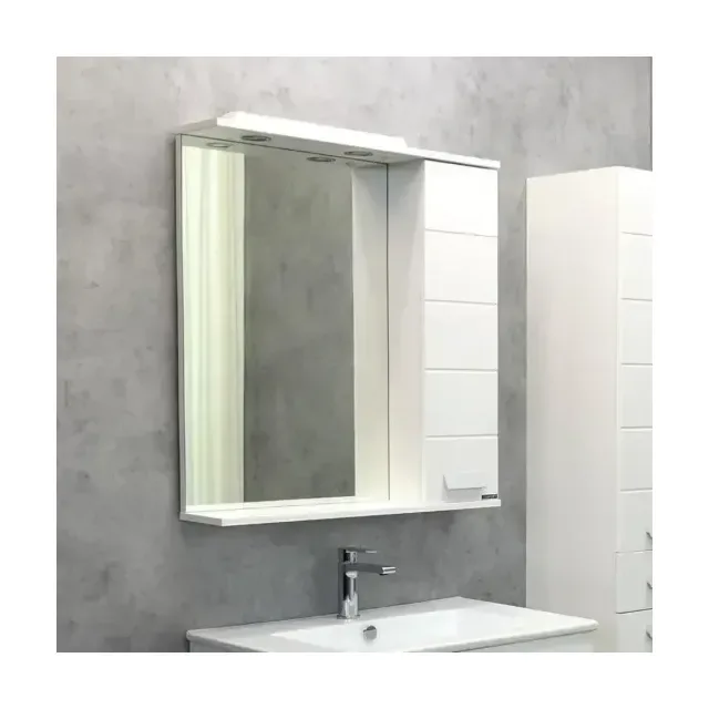 Зеркало-шкаф Comforty Модена М 75 белый матовый R