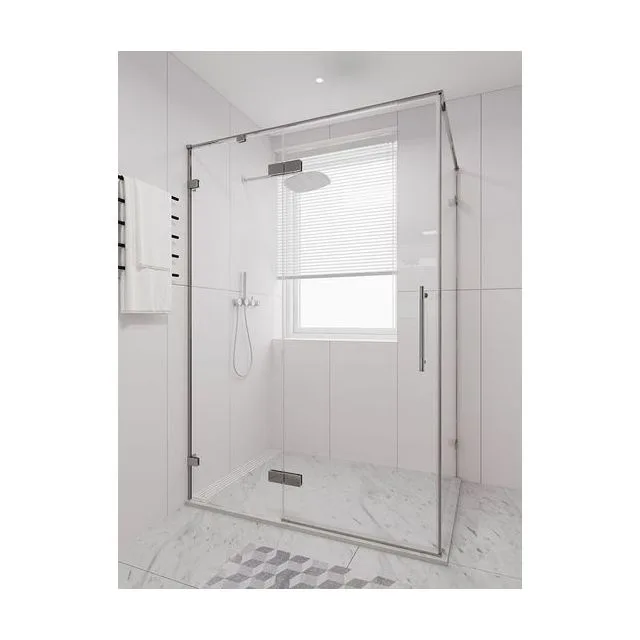 Боковая панель Veconi Premium Alassio SP CH, 800x2000, хром, стекло прозрачное осветленное