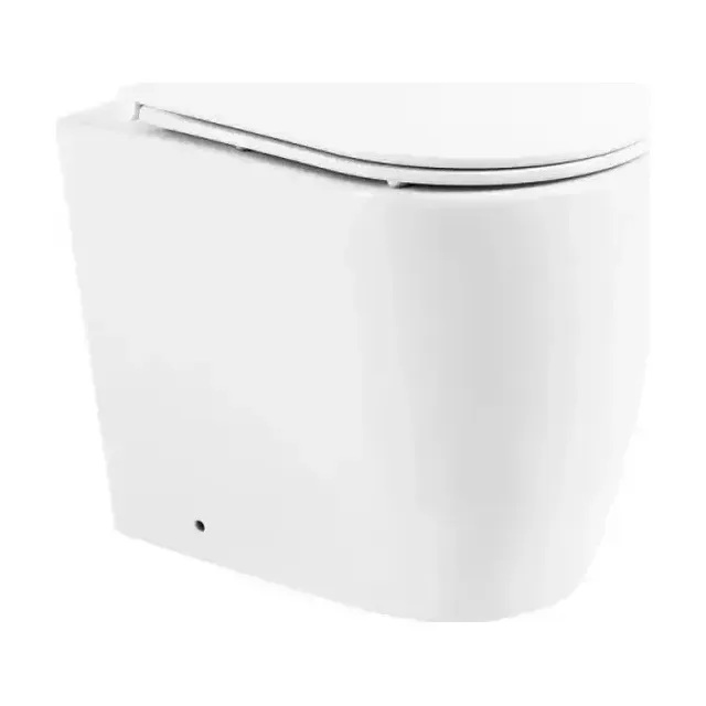 Приставной унитаз BelBagno Марино (Marino) BB105CBR 36*52 безободковый с крышкой-сиденьем микролифт BB870SC