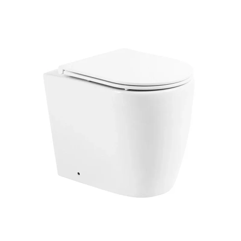 Приставной унитаз BelBagno Марино (Marino) BB105CBR 36*52 безободковый с крышкой-сиденьем микролифт BB870SC