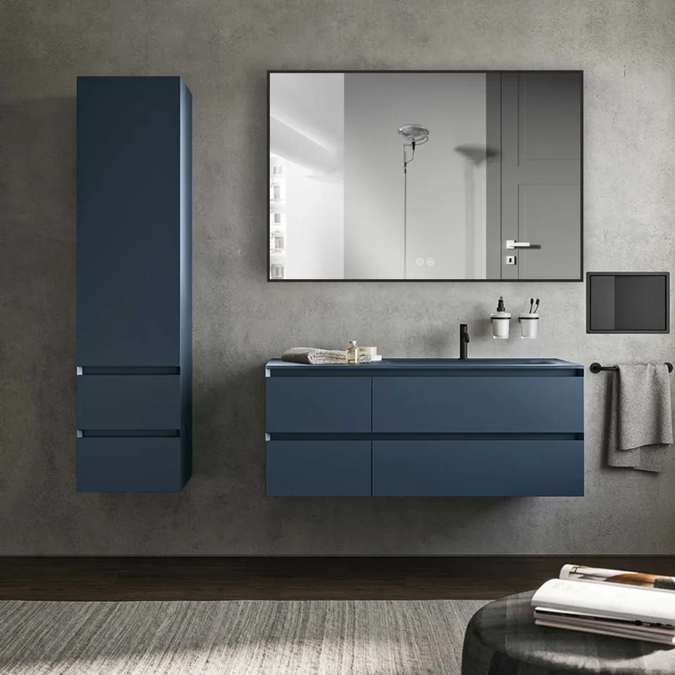 Зеркало с подсветкой VLM-3VN120B-2 1200х800 c сенсорным выключателем и диммером, антизапотевание