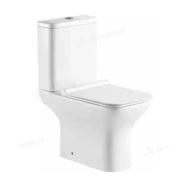 Унитаз-компакт Aquanet Cube 38*64,5 безободковый с крышкой-сиденьем микролифт Slim