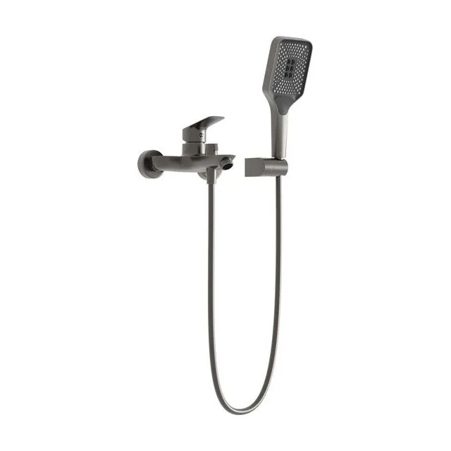 Смеситель для ванны и душа BelBagno DUE-VASM-GM