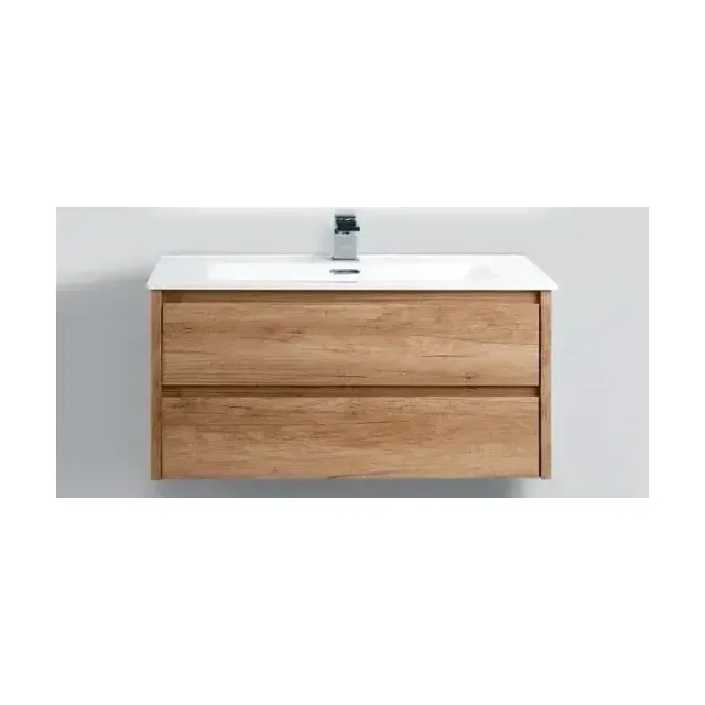 Тумба с раковиной BelBagno Крафт (Kraft) 100 натуральный дуб Небраска